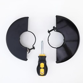 Satey Guard Angle Grinder Protection 5 Inch / 6 Inch Sanding Disc Cover Cutting Disc Protection with Screwdriver