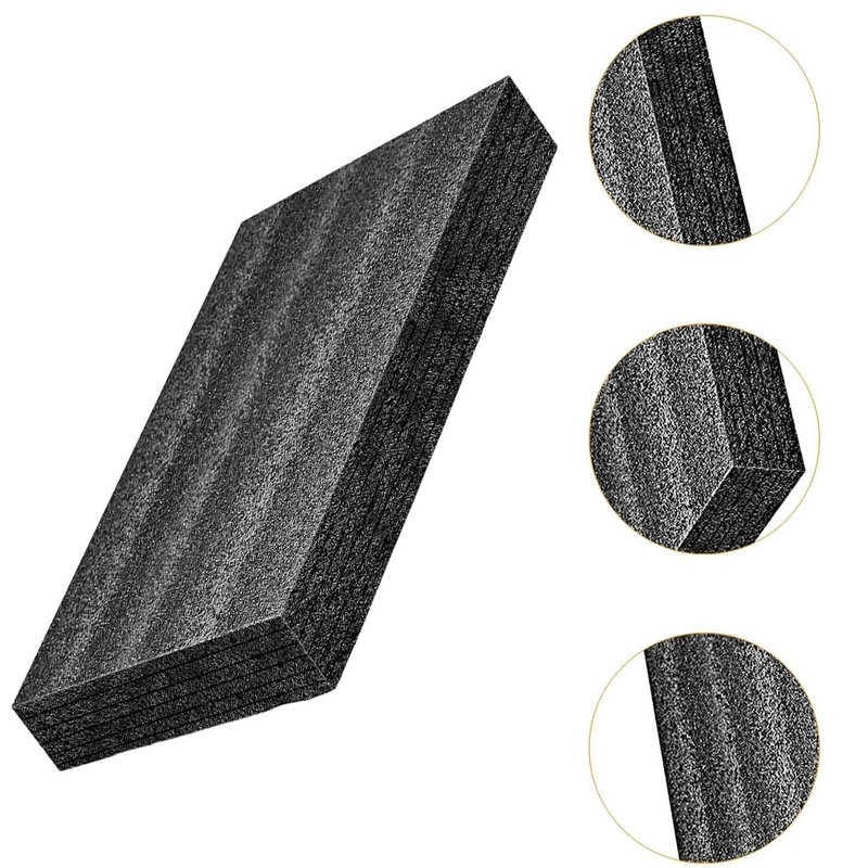 Packing Foam Sheets Black Polyurethane Foam Sheets Cutable Foam Pads