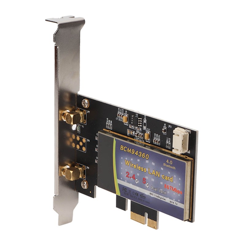 PCI E Network Card BCM94360 1200Mbps PCB Material Computer WiFi