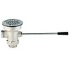 T&S Brass B-3970-XS Waste Drain Valve, Short Lever Handle, 3-1/2"