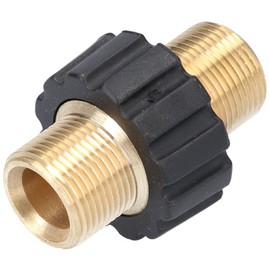 McFilter Double Nipple M22 x 1.5 Male Rubber Hose Connector Adapter Coupling for Pressure Washers
