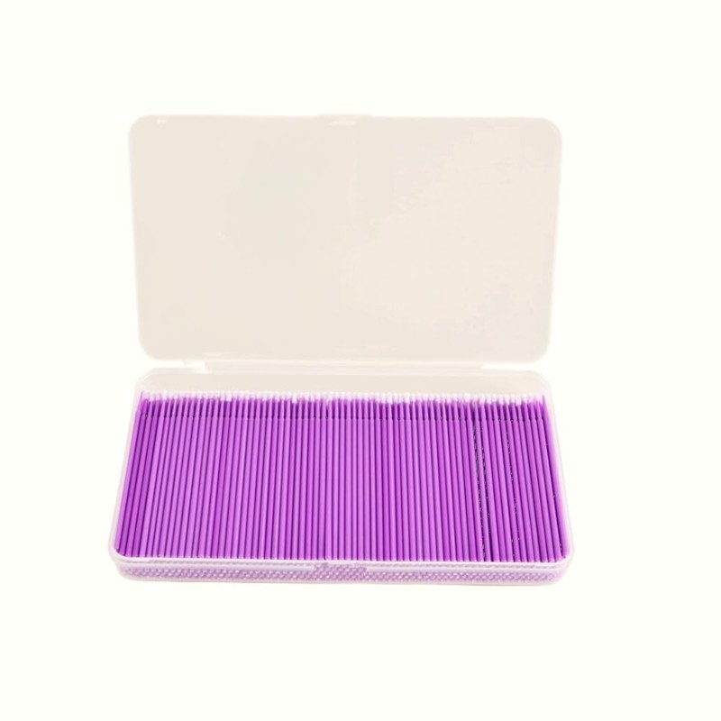 Asnfanl 400PCS Disposable Micro Swabs for Eyelash Extension, Micro Cotton