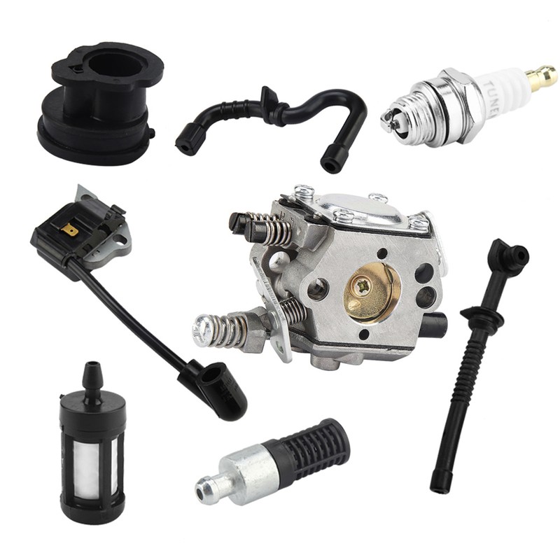 Carburetor Ignition Coil Carb Set for Stihl Walbro 017 018