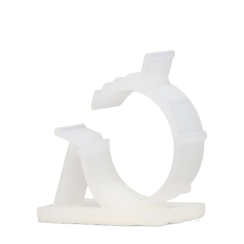 100Pcs Cable Management Clip Adjustable Adhesive PA66 Nylon Cord Organizer