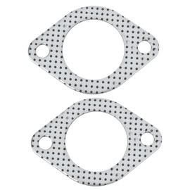 ECSiNG Pack of 2 Tractor Exhaust Gasket Inner 50 mm Hole Spacing 82 mm Compatible with Fendt Farmer Compatible with Favorit