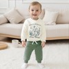KMBANGI Toddler Baby Boy Farm Outfits Kids & Chickens Are