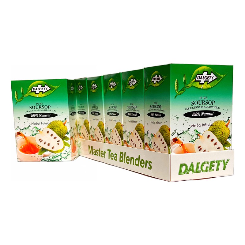 Dalgety Pure Soursop Herbal Infusion 6x40g Cartons (6 Pack) 100%