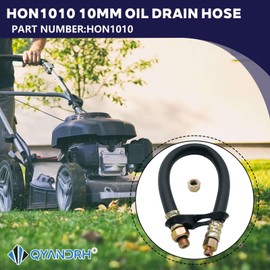 HON1010 10mm Oil Drain Hose Replacement fits for Hon-da X100, GX120, GX160Engines(1pc Black)