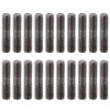 Fudeshe 20Pcs Fully Threaded Rods Studs,M6x25mm Double End Threaded Stud,Stainless