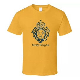 AlStyle Apparel Grey Poupon, T-Shirt, Mustard, Dijon, France, French, Foodie, Chef, Condiment - Classic, Large