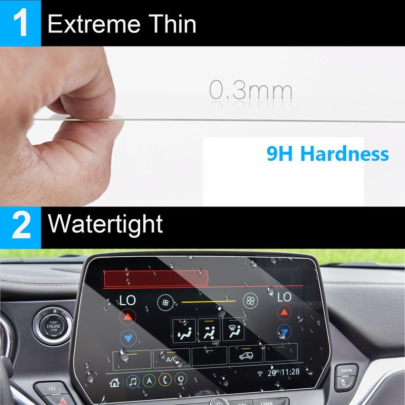 TTCR-II Compatible with 2023-2025 Chevy Blazer Screen Protector 10.2 Inch,