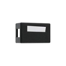 Leviton 41089-1EP QuickPort Surface Mount Housing, 1-Port, Black