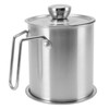 Bacon Grease Container Stainless Steel High Temperature Resistance Oil Strainer