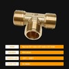 Tee Adapter 1/2" Male x 1/2" Male x 1/2" Male