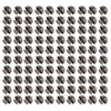 100 Sets Mushroom Rivets Round Head 10mm Electroplating Semicircle Alloy