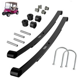 Drive-up Golf Cart Heavy Duty Dual Action Rear Leaf Spring Kit for EZGO RXV 2008-Up, Replaces OEM 604494