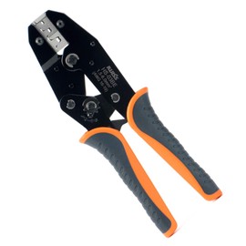 IWISS IWS-03BE(HS-03BE) Ratchet Type, Giboshi Terminal, Faston Terminal, Precision Simultaneous Crimping Pliers, EDM Processing Dice, Compatible with 0.06 - 0.2 inch (1.5 - 6.0 mm) 2