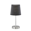 WOFI Tischleuchte Cesena 1-flammig, schwarz, ‎14 x 14 x 32