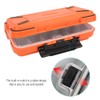 Ausla Einstellbare ABS -Fischerei -Tackle -Box -Organizer mit Doppelseitigen Fächern,