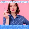 JJUNW 10pcs Empty Lip Gloss Tubes, 1.2ml Mini Refillable Cosmetic