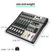 CT6-799 dj mixer Professional audio mixer 6 Channel with MP3