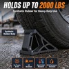 Rubber Wheel Chocks for RV Trailer Upgraded Deformable Design 2
