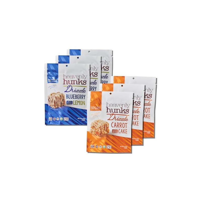 Heavenly Hunks Drizzle Variety Box 6, 5oz Bags (6pk)