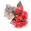 Red Geranium Barrel Wreath Front Door Red Geranium Basket Wreath