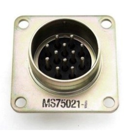 Unbranded MS75021-1 Trailer Socket Military 12 Pin Brass Electrical Connector Mutt M998