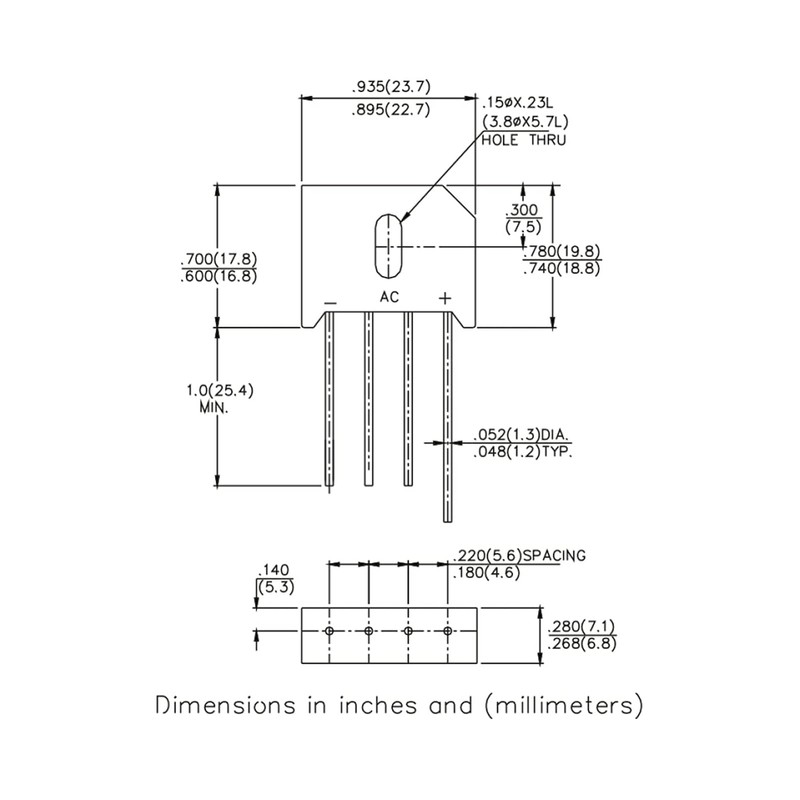 PENGLIN 10pcs KBU1010 Bridge Rectifier Diode Rectifier Bridge Diode Single