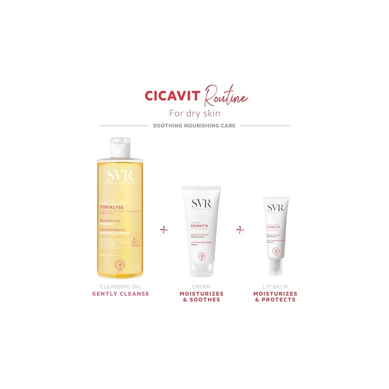 SVR Cicavit Bálsamo Labial Protector para Piel Irritada y Dañada,