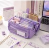 Large Capacity Pencil Case for Students – Multi-Compartment Stationery Organizer