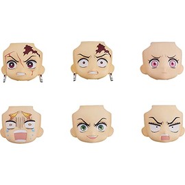 Nendoroid More Demon Slayer Torikaekko Face Demon Slayer 01 Non-Scale Plastic Painted Trading Figures, Box of 6