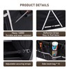 HIRALIY 4 in 1 Car Trunk Storage Organizer with Leakproof