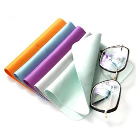 Microfiber Cleaning Cloths for Glasses, TV, 5 Pack Ultra Soft for Tablets and Cutlery Hand Washable Reusable No Streaks or Scratches - Bright Colours