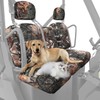 KEMIMOTO UTV Seat Covers Camo, Waterproof Repellent UTV Seat Cover
