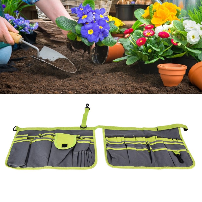 34 Pocket Garden Tool Bucket Bag Color Matching Tool Storage
