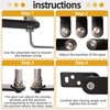 1 Pack Swing Door Hinge, Cafe Door Hinges Dual Swing,