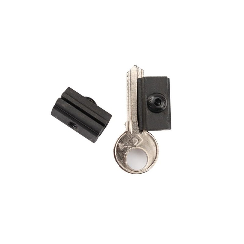 Vertical Key Clamp (1 Set), Black Hardened Metal with Precision