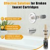 Hohean 8 Pack Dual Seal Cartridge Replacement Compatible with Moen
