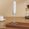 BEKSJY Milk Frother Rechargeable Handheld Electric Frother 3 Speed Adjustable,