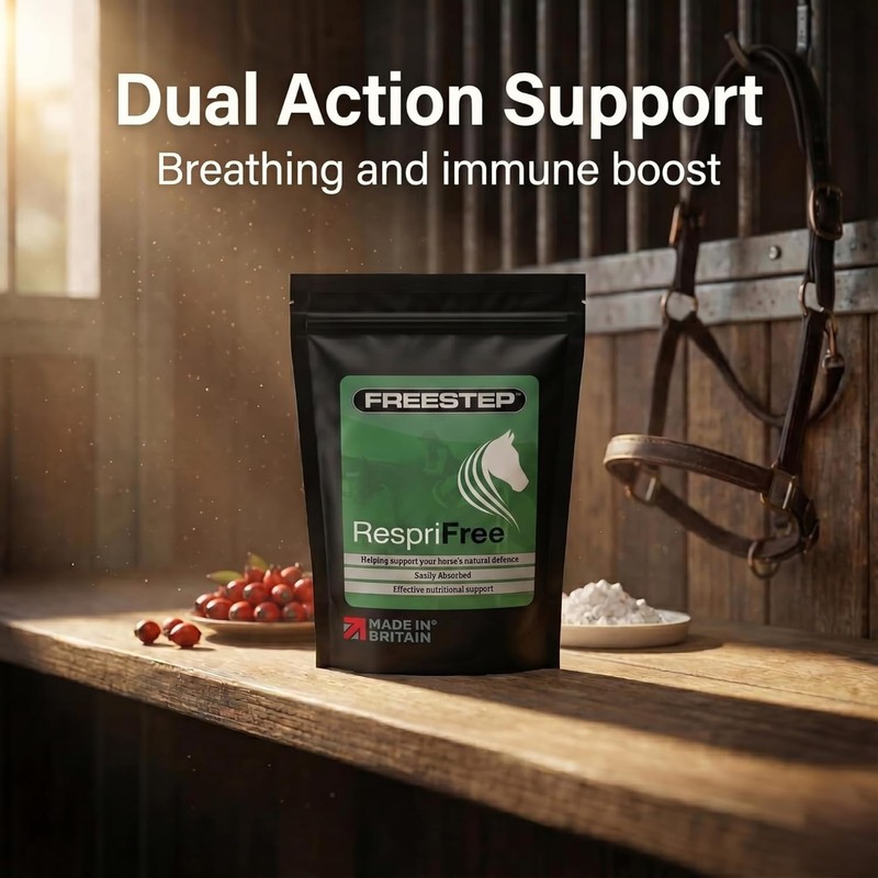 Freestep RespriFree Horse Respiratory Supplement, Rosehip, Magnesium, Cough