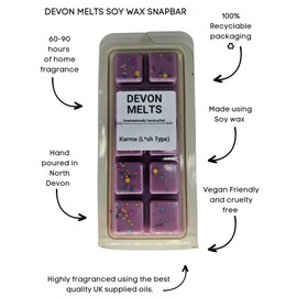 Devon Melts - Karma (L*sh Type) - Highly Scented 100% Soy Wax Snapbar