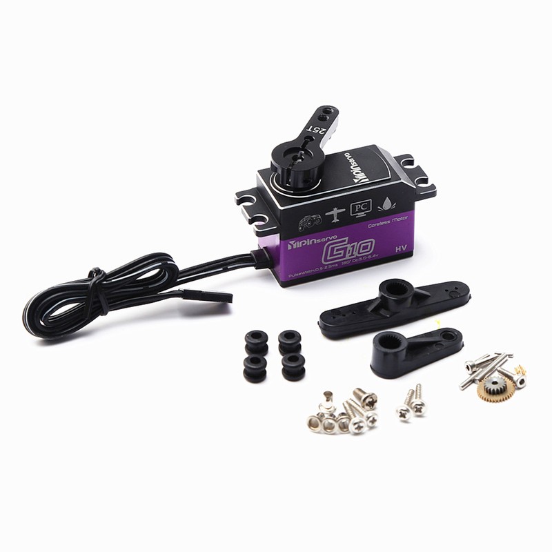 YIPINServo 10KG Digital Servo Metal Gear Servo Waterproof for 1/8