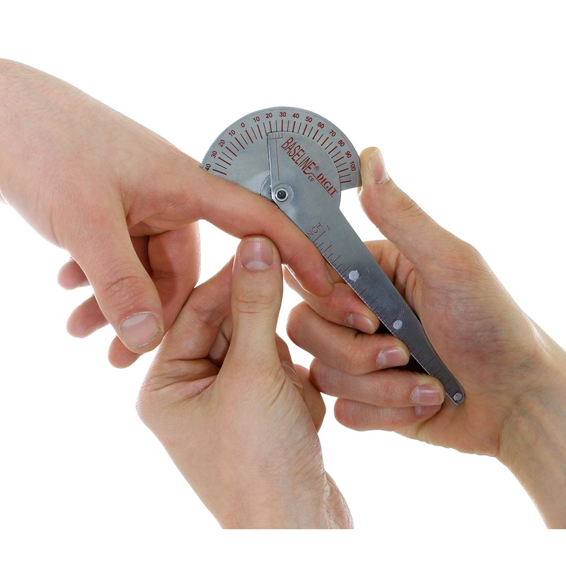 Baseline 12-1016 Goniometer für Finger und kleine Gelenke, Edelstahl, 180