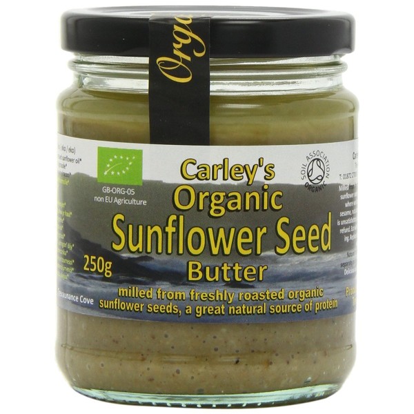 Carley's Organic Sunflower Roasted Seed Butter 250 g (Pack of 1)