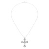 Silpada 'First Rule' Sterling Silver White Cubic Zirconia Pendant Necklace,