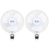Simple Deluxe Adjustable Tilt, Quiet Operation Household Wall Mount Fans
