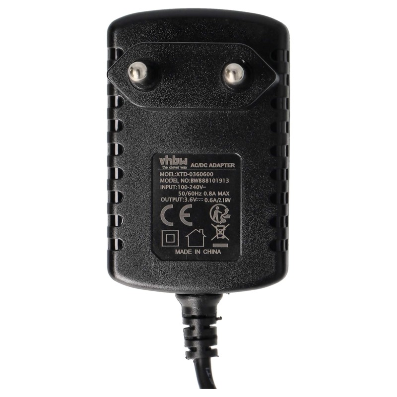 vhbw Power Supply Compatible with Bosch PSR 2.4 V Tool,
