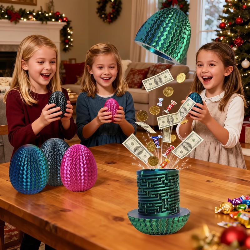 Easter 2026 Mystery Egg Maze Box Gift, Money Puzzle Box